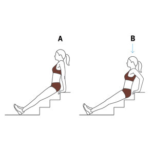Les triceps sur les escaliers