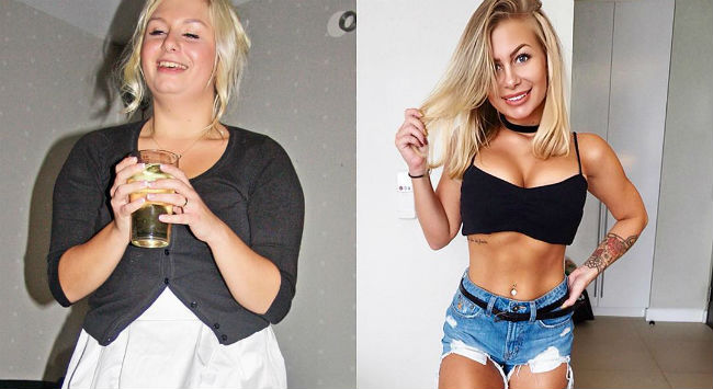 La Photo de la Jeune femme Avant et Après une halte pour Boire Est de vous Impressionner 11 votresante.club votresante.club devote5