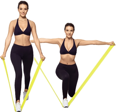 7 de Fitness à la maison de l'Équipement Indispensable pour votre Gymnastique à la Maison 3 bande-elastica