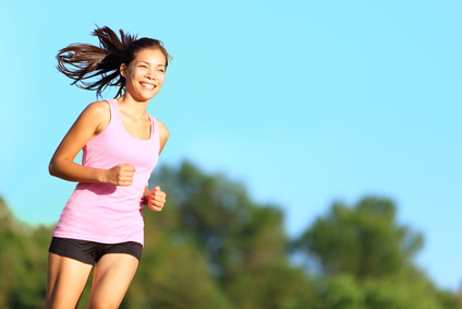 Saviez-vous Qu'une Mauvaise Humeur fait grossir? 2 Heureuse femme running