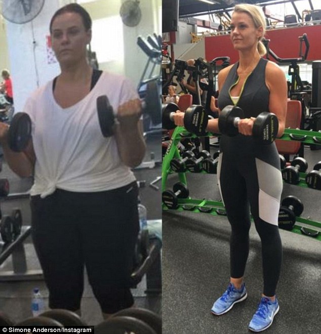 La jeune femme a Perdu 92 lbs et Montre son Incroyable Transformation sur les Réseaux Sociaux 29 simone-de 18 ans