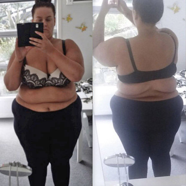 La jeune femme a Perdu 92 lbs et Montre son Incroyable Transformation sur les Réseaux Sociaux 20 simone1-ok