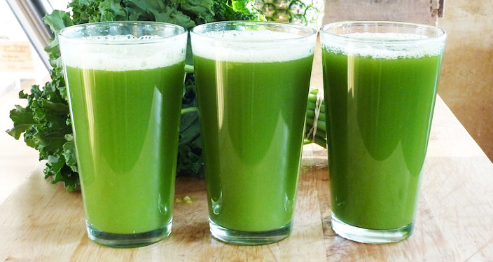 Le 5 Jus de Recettes pour le Chou frisé, le chou vert et au Gingembre Pour la perte de poids 1 votresante.club votresante.club suco couve com gengibre