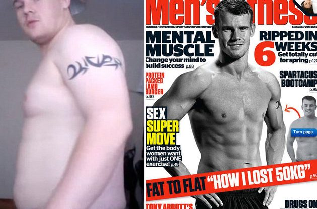 Un homme qui Pèse 139kg Réalise le Rêve d'être sur la Couverture du Magazine de remise en forme Après avoir perdu 50 kg 18 votresante.club votresante.club wheeler3 e1465416819857